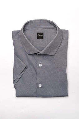 Brisk Charcoal Grey Performance Ultra Stretch Short Sleeve Shirt/22243